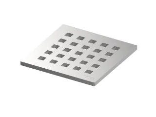 Tece drainpoint S Designrost "quadratum" Edelstahl 100 x 100, 3665006 3665006