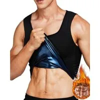 GOLDEN Schwitzanzug abnehmen Weste Herren Sauna Tank Top Taille Trainer Schwitzweste