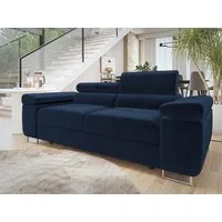 MIRJAN24 Sofa Torezio 2, Einstellbare Kopfstützen, 198x102x70-90 cm
