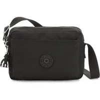 KIPLING Bauchtasche ABANU M, Mittelgroße Umhängetasche, Black Noir (schwarz), 4L, Schultertasche