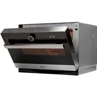BAUKNECHT Mikrowelle MW 3391 SX, Grill und Heißluft, Dampfgarfunktion, 33 l, Dampfgaren, Grill, Heißluft und Crisp für schnelle knusprige Pizza