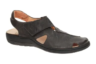 Think 294 Herren Sandale CHANGE espresso Echtleder Klettverschluss flach QSize G