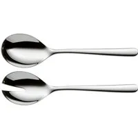 WMF Besteck-Set Kult Salatbesteck, 2-teilig (2-tlg), Cromargan protect, Rostfrei, spülmaschinengeeignet, formstabil, säurefest, kratzbeständig