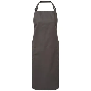 Premier Unisex Erwachsene Bio Fairtrade Certified Vollschürze (dunkelgrau)