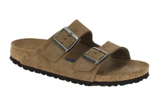 Birkenstock 1030865 ARIZONA BS Damen Pantoletten Braun - dark tea tonal Echtl...