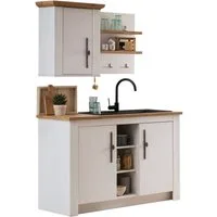 OTTO home Pantryküche KS-Westminster, Breite 130 cm, ohne E-Geräte
