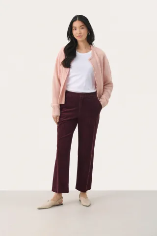 Casual Hose Classic fit Winetasting burgundy
