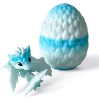 Der Krämer Spielfigur Tiny Wyvern 3D Figur (beweglich) mit Drachenei