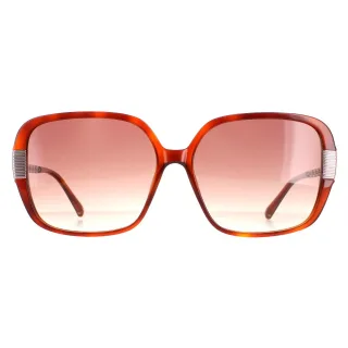 Ted Baker Square Womens Tortoise Braun Braun Gradient TB1616 Indi