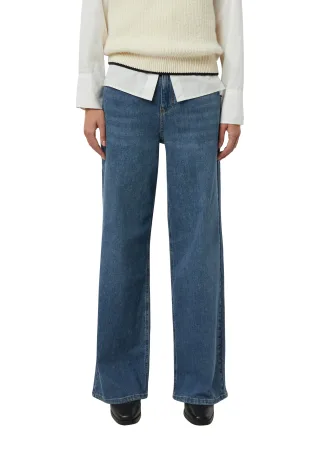 Comma 5-Pocket-Jeans mit ausgestelltem Bein und Stretch