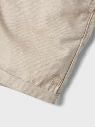 NAME IT - NKFBELLA LOOSE TWILL SHORTS 5131-TF pure cashmere - Gr. - 140