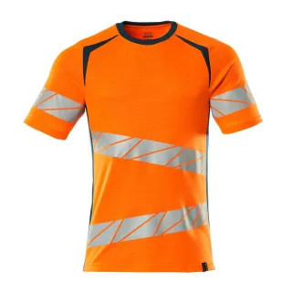 MASCOT Herren T-Shirt Hi-vis Orange / Dunkelpetroleum XL - 19082-771-1444-XLONE