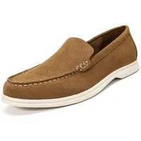 Allthemen Slip-On Sneaker Herren Loafers aus Suede Veloursleder Bequeme Slip-On-Slipper