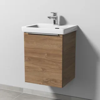 Sanipa 3way Waschtischunterbau zu Villeroy & Boch Subway 3.0 Waschtisch mit 1 Tür, Eiche-Kansas UM84259