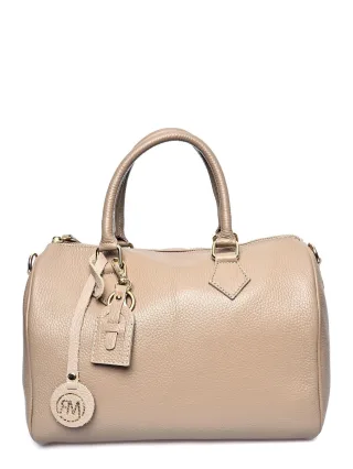 Roberta M Beige Rindsledertasche