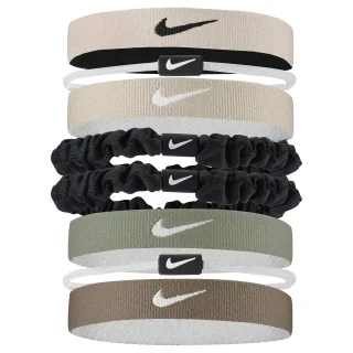 Nike - Haarband Flexibel(8er-Pack) (Pink/Weiß)