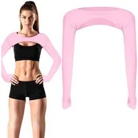 Zaewry Armstulpen Sommer Armlinge Herren Damen UV-Schutz mit Fingerlöchern für Radsport