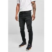 URBAN CLASSICS Funktionshose Heavy Destroyed Slim Fit Jeans
