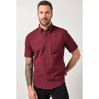 JP1880 Kurzarmhemd Seersucker-Hemd Halbarm Buttondown-Kragen