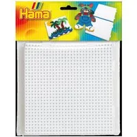 Hama Bügelperlen Hama Beutel mit 2 Midi-Stiftplatten, Viereck