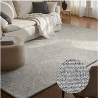 HANSE Home Teppich Wolly 2, rechteckig, Höhe: 12 mm, Flachgewebe, Läufer, Skandi, Woll-Optik, Esszimmer, Wohnzimmer, Flur