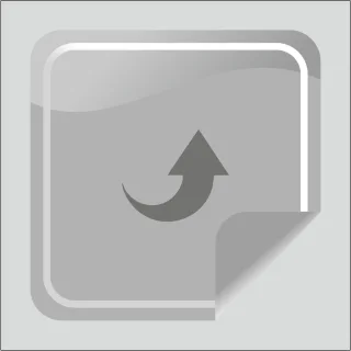 Leicht wieder ablösbare Aufkleber