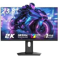 KTC H24T7 Gaming-Monitor (60,5 cm/23.8 ", 2560×1440 px, 2560 × 1440 QHD, 180 Hz, auf 185 Hz übertaktet)