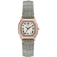 Fossil Quarzuhr Harlow ES5435, Armbanduhr, Damenuhr, Lederarmband, analog