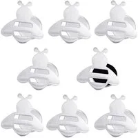 FOUORTUNATE-BEE Tischtuchklammer 8er Set Tischdecken-Gewichte aus Edelstahl mit Magnet, (8-tlg), Stabile Tischdeckenclips für Outdoor, Garten & Picknick