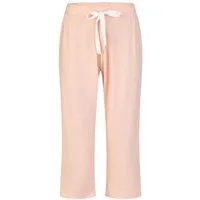 By Louise Pyjamahose Lace Luxury (1-tlg., 1-teilig) Damen Schlafhose Pyjamahose Caprihose Loungewear Viskose