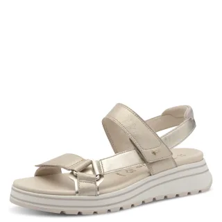 Tamaris - Da.-Sandalette champagne comb - Gr. - 41