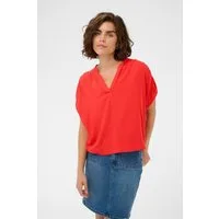 KAFFE Kurzarmbluse Kurzarm-Bluse KAgina