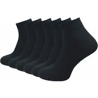 GAWILO Kurzsocken aus 100% reiner Baumwolle - Quartersocken für Herren (6-Paar) Schaft etwas länger als beim Sneaker - daher kein verrutschen