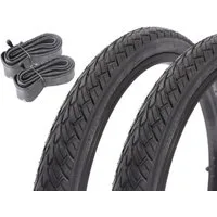 KHEbikes Fahrradreifen Fahrradreifen SET KUJO ONE 0 ONE A 16 Zoll x 1,75" + Schlauch AV