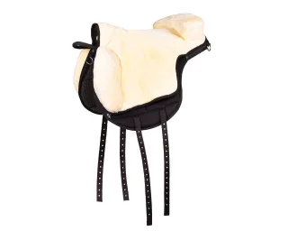 Reitkissen QHP Bareback Pad Kunstfell