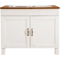 Home affaire Spülenschrank Alby Breite 100 cm, 1 Fach
