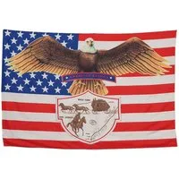 Westernlifestyle Flagge AMERICAN LEGEND Flagge Fahne Pony Express Wells Fargo Posterflagge