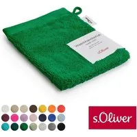 s.Oliver Waschhandschuh s.Oliver, Premium Qualität, 600 gr/m², auch als Sets erhältlich, Walkfrottier (1-St), große Farbauswahl, auch als Duschtuch, Handtuch, Gästetuch