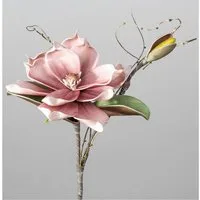 Kunstblume Foam Flower, formano, Höhe 45 cm, Höhe: 45cm, Farbe: Rosa, Motiv: Magnolie