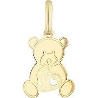 Amor Kettenanhänger Amor Motivanhänger für Damen, Gold 375, Bär (Motivanhänger, 1-tlg)