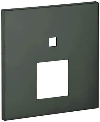 Grohe Rosette 48431 eckig für EHM-FMS mit 2-Wege Umst. hard graphite gebürstet, 48431AL0 48431AL0