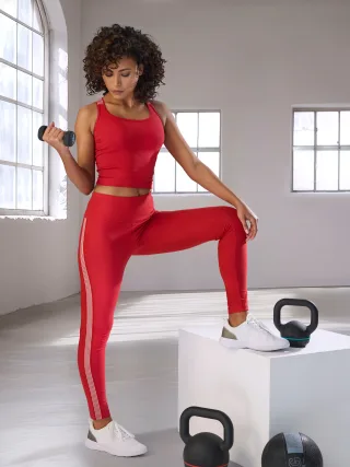 H.I.S Leggings mit Streifentape