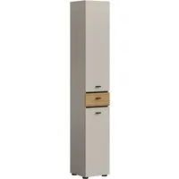 welltime Hochschrank VANN, Höhe 191cm, 2 Türen, 1 Schubkasten, Türanschlag wechselbar (individuell mit weiteren Artikel der Serie VANN kombinierbar) Universalschrank, Mehrzweckschrank, Schrank, Badschrank, Badezimmer