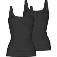 Mey Unterhemd 2er Pack Noblesse (Spar-Set, 2-St) Unterhemd / Tanktop - Baumwolle - Schmale Passform, Glattes Material