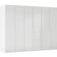 rauch Drehtürenschrank Kleiderschrank Schrank Garderobe Wäscheschrank BESTSELLER MONTCLAR (3 Ausstattungen BASIC/CLASSIC/PREMIUM (SOFT-CLOSE), Breiten 201-400 cm) Front in Glas/Hochglanz/Dekor/Grauspiegel in 5 Breiten MADE IN GERMANY