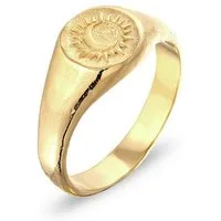 HAZE & GLORY Siegelring Siegelring - Sacred Sun 925 Silber