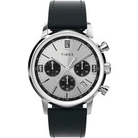 Timex Chronograph MARLIN TW2W10300AJ, Quarzuhr, Armbanduhr, Herren, Datum, Stoppfunktion, 12/24-Std.-Anzeige