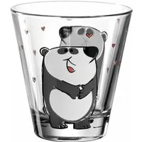 LEONARDO Kinderbecher BAMBINI Panda 120 ml, Glas
