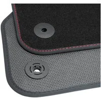 teileplus24 Auto-Fußmatten BGF463 Fußmatten kompatibel mit Mercedes C-Klasse W205 S205 2014-2021