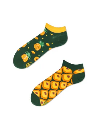 many mornings - Socken - The Pineapple grün/gelb - Gr. - 38